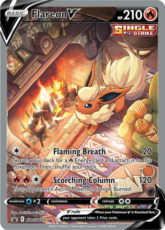 Flareon V - SWSH179 (SWSH179) (Holofoil) [SWSH: Sword & Shield Promo Cards]