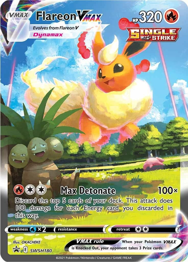 Flareon VMAX - SWSH180 (SWSH180) (Holofoil) [SWSH: Sword & Shield Promo Cards]