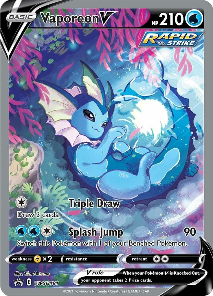 Vaporeon V - SWSH181 (SWSH181) (Holofoil) [SWSH: Sword & Shield Promo Cards]