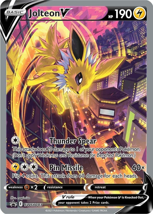 Jolteon V - SWSH183 (SWSH183) (Holofoil) [SWSH: Sword & Shield Promo Cards]